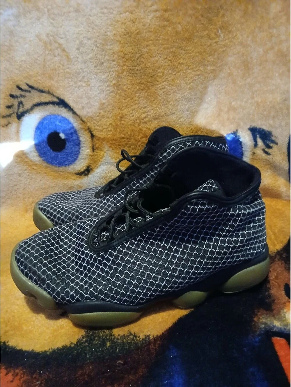 Jordan Future Black and White Basketball Shoes Size 10